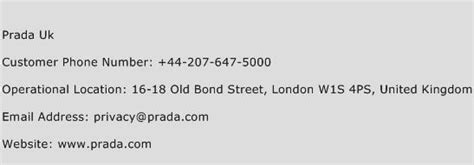 prada contact information|prada customer service number.